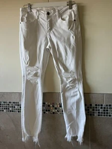 Hidden Jeans weiß Baumwollmischung Distressed Denim GR. 28 EUC - Bild 1 von 5