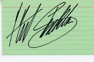 NASCAR Great - Hut Stricklin & il suo autografo - Foto 1 di 1