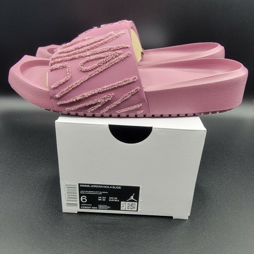 Sandali Jordan Nola Slides donna taglia 6 viola gelso scarpa comoda nuovi con scatola