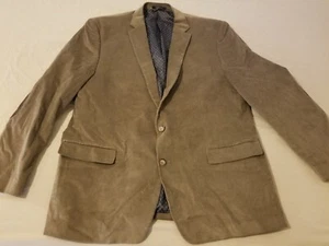 Mens Polo Ralph Lauren Corduroy Jacket Blazer 48L Long Khaki Cotton - Picture 1 of 11