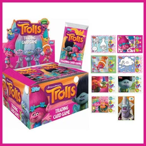 Topps Dreamworks Trolls Trading Card Game 5 Packs Birthday Party Favour 25 cards - Picture 1 of 4