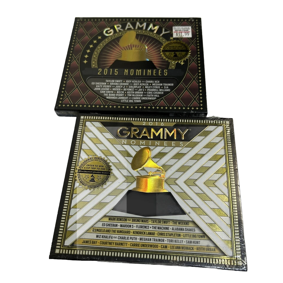 2015 & 2016 Grammy Nominees  2 CDs Taylor Swift Beck Maroon 5 Wiz Beyonce Bruno - Image 1 of 4