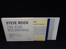 Steve Reich – The ECM Recordings - ECM - NM - BOX SET!!!