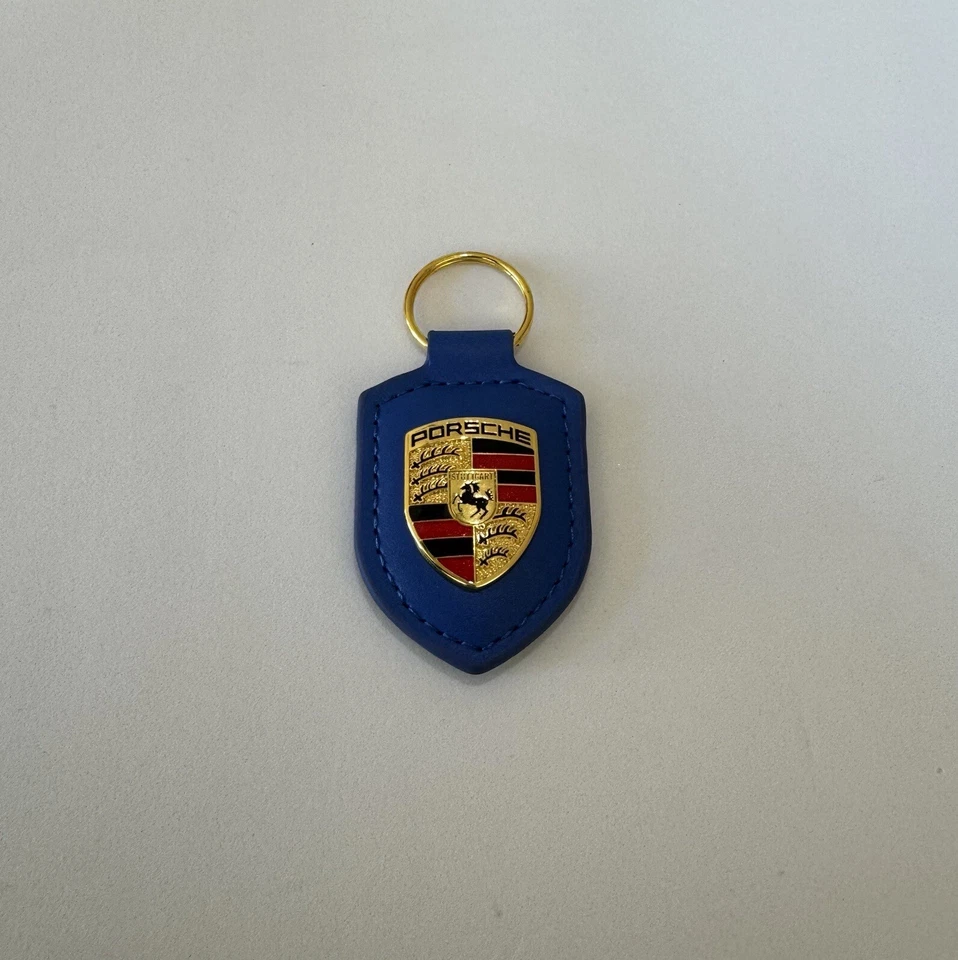 PORTACHIAVI KEYCHAIN NUOVO IN PELLE PORSCHE 911 MACAN CAYENNE CAYMAN PANAMERA - Immagine 1 di 1