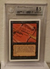 Contract from Below Magic The Gathering MTG Unlimited BGS 8.5 NM+ 9/8.5/9/8