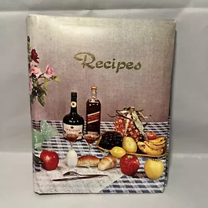 Vintage Mid Century Recipe Book Holder Organizer, 5.5" x 7" Unused, Hong Kong - Picture 1 of 5