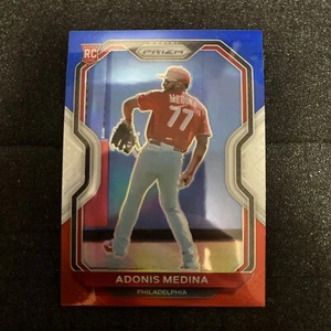 2021 Panini Prizm - Red White & Blue Prizm #56 Adonis Medina (RC) - Picture 1 of 2