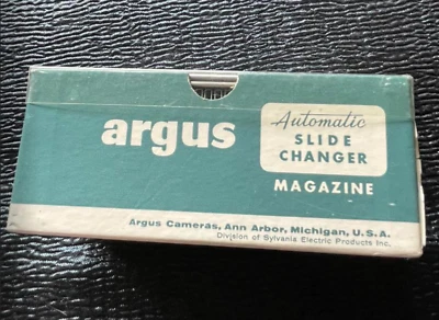 Argus Cameras Automatic Slide Changer Magazine No 593 with slides Original Box - Image 1 of 4