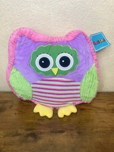 Owl Pillow 14"x11" Owl Plush Soft Adorable w/ Tag - Picture 1 of 9