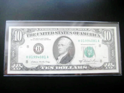 $10 1981 A((ST.LOUIS)) FEDERAL RESERVE NOTE CHOICE UNC GEM BU NOTE - Image 1 of 2