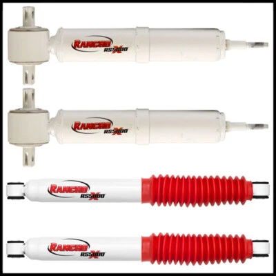 Juego de amortiguadores de gas delanteros y traseros Rancho 07-14 Suburban / Yukon XL 1500 0" elevación Foto 1 de 4