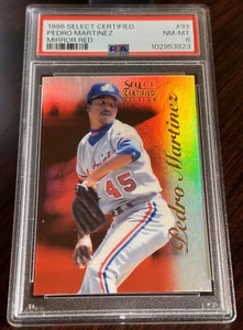 RARO 1996 PEDRO MARTINEZ SELECT CERTIFICADO ESPEJO ROJO #93 PSA 8 POP 3 - Imagen 1 de 2