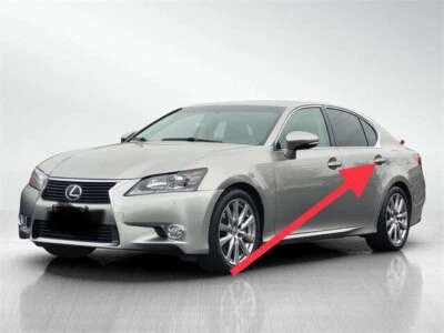 REAR LEFT SIDE EXTERIOR DOOR HANDLE W/ FRAME OEM 2015-2018 LEXUS GS350 GS450H - Image 1 of 4