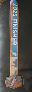 2023 Houston Rodeo Run 5k/10 Finisher's Medal Belt Buckle Medal Unused Stored - Picture 1 of 5