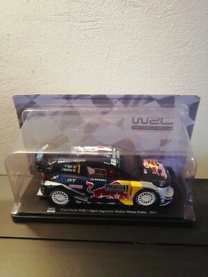  FORD FIESTA WRC SÉBASTIEN OGIER INGRASSIA MONTECARLO 2017 SCALA 1:24 MODELLINO - Immagine 1 di 3