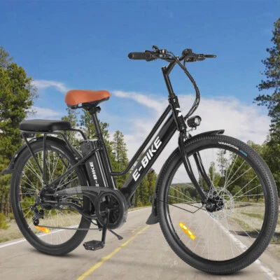 E-Bike 26'' for Adults 750W Electric Bike City Cruiser Bicycle Commuter Ebike - Image 1 of 4