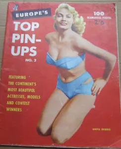 Europas Top Pin-Ups 2. Alle B&W Fotos europäischer Filmstars, Modelle. 1952. - Bild 1 von 6
