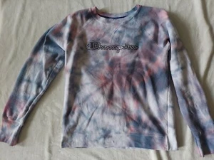 Champion Navy Blue Long Sleeve Sweatshirt Youth Girls Large S - Picture 1 of 4