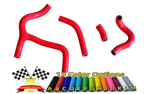 For Honda CRF450R 2015-2016 Silicone Radiator Hose Kit RED - Picture 1 of 4