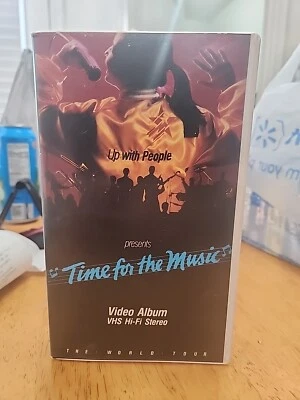 1995 Up With People "Time For The Music" VHS Video Album Rare - Image 1 of 4