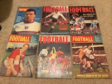 6 x 1960's CHARLES BUCHAN'S FOOTBALL MONTHLY 1961-1968