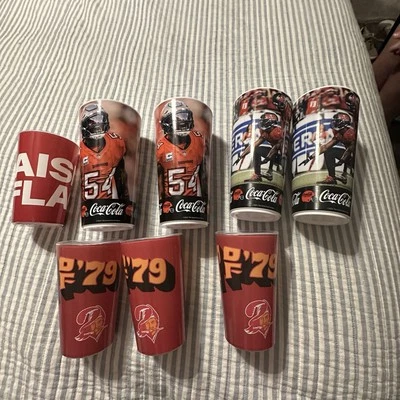 Whirley Tampa Bay Buccaneers Set Of 8 Souvenir Cups  - Image 1 of 4
