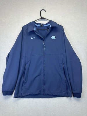 North Carolina Tar Heels Jacket Mens Large NCAA Basketball Nike Full Zip UNC - Image 1 of 4