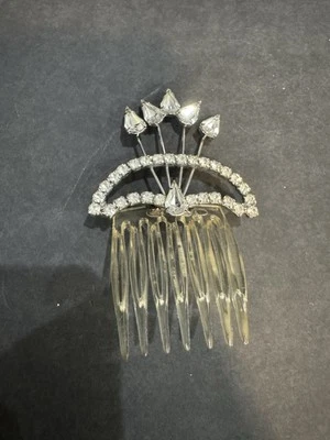 Peine de pelo de diamantes de imitación de colección Foto 1 de 4