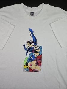 Camiseta Cómic Psylocke Vs Magneto De Colección, Talla XXL (22x30,5) Puntada Única - Imagen 1 de 10
