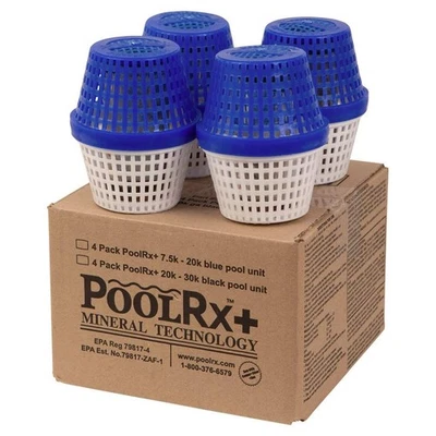 PoolRx PoolRx+ Blue Mineral Unit for 7,500 to 20,000 Gallons, 4-Pack 331003 - Image 1 of 2