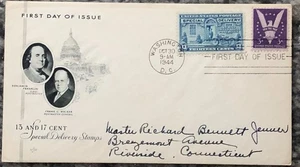 BENJAMIN FRANKLIN 1st Day of Issue Envelope USA SC # E18 FDC Artcraft Cachet - Picture 1 of 6