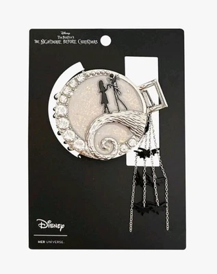 ¡NUEVO! Pinza para el pelo Her Universe Disney Pesadilla antes de Navidad espiral Hill Garra Foto 1 de 2