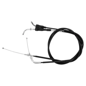 2013-2016 Suzuki DR-Z400SM Street Motion Pro Black Throttle Push-Pull Cable Set - Picture 1 of 2