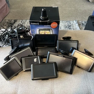(10) Yes 10 Garmin GPS and 1 Magellan GPS They Turn On Some Fast/Slow As Is AFOP - Picture 1 of 16