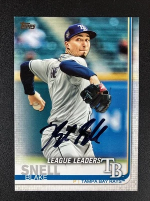 Blake Snell 2019 Topps Rays In Person IP TTM Signed Auto Autograph - Image 1 of 2