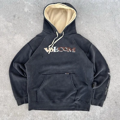 Vintage Y2K Volcom Hoodie Pullover Size Medium 22x26 - Image 1 of 4