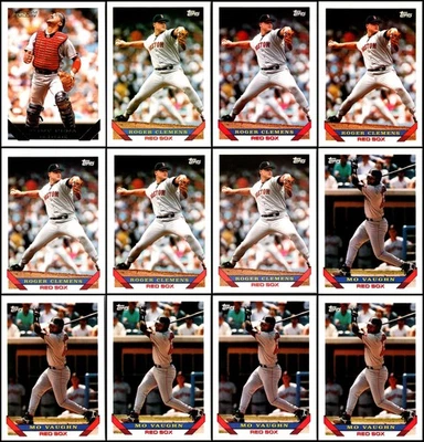 1993 Topps Boston Red Sox (58) Card Lot - THE ULTIMATE COLLECTOR'S PRIZE – ON... - Image 1 of 4
