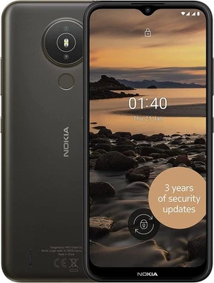 Nokia 1.4 Smartphone | 6.51 Inch Display | UK Unlocked | 2 / 32 GB | Charcoal - Image 1 of 4