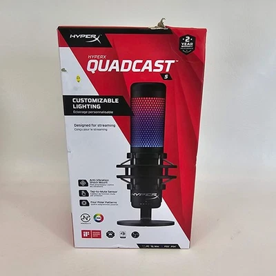 New HyperX Quadcast S USB Microphone QDCOO1 - Image 1 of 4