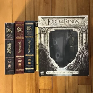 Lord Of The Rings Trilogy Extended Edition, Fellowship Of The Ring Gift Set DVD - Picture 1 of 17