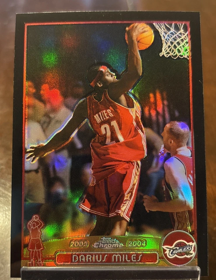 Darius Miles 2003-04 Topps Chrome Black Refractor /500 Clevland Cavaliers - Image 1 of 2