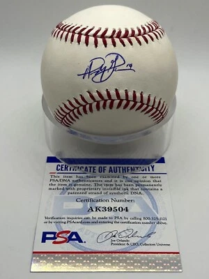 Andy Green Diamondbacks Mets Padres Signed Autograph Official Baseball PSA DNA - Image 1 of 2