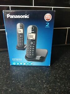 Panasonic Phone Telephone Twin Cordless Home Call Blocker Landline House New 