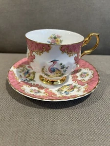Royal Dover Fine Bone China Tea Cup and Saucer Made in England - Picture 1 of 10
