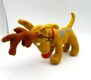 Spike Rentier Plüsch Rugrats Hund 1997 Nickelodeon Stofftier Weihnachten Spielzeug Retro - Bild 1 von 6