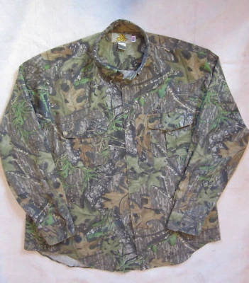 No Trace ~Dan River ~ Mossy Oak ~Obsession Long Sleeve ~Hunting Shirt ~XL ~USA - Image 1 of 4