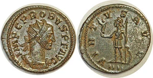 PROBUS Aurelianus VIRTVS AVG +278 LYON  RIC112 - Foto 1 di 1