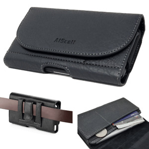 For iPhone 15 Pro,15,14 Pro,13, Leather Pouch Case Holster For Protective Cover