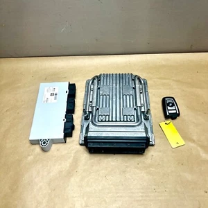 10-15 BMW ACTIVE HYBRID 7 - 4.4L ECM DME IGNITION IMMOBILIZER MODULE SET - Picture 1 of 10