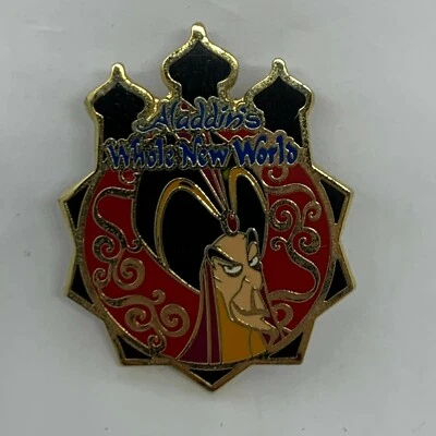Prendedor Premio Juego Tokyo Disney Resort TDS Aladdin Todo el Nuevo Mundo Jafar Villanos Foto 1 de 2